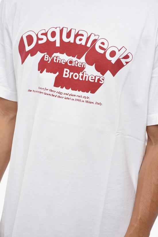  디스퀘어드2 반팔 티셔츠 S71GD1460 D20014 100 White - DSQUARED2