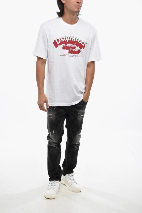  디스퀘어드2 반팔 티셔츠 S71GD1460 D20014 100 White - DSQUARED2