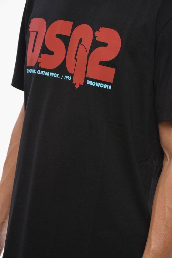  디스퀘어드2 반팔 티셔츠 S71GD1455 D20020 900 Black - DSQUARED2