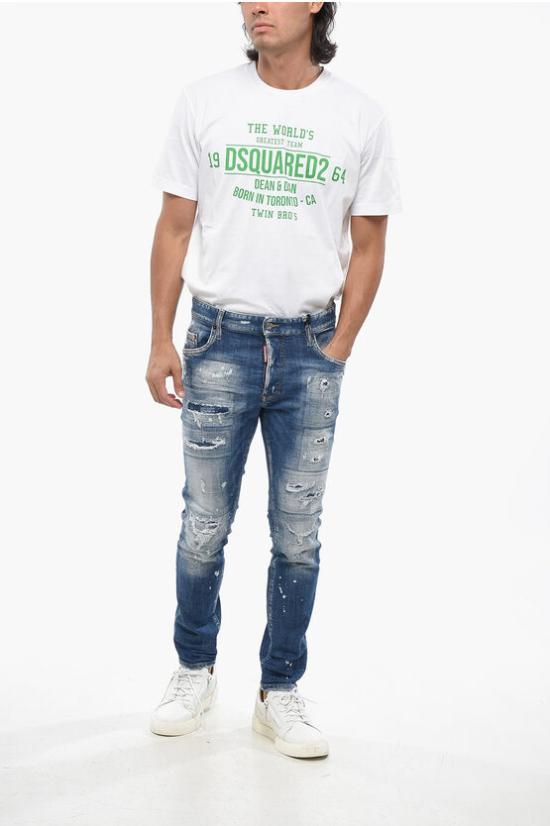  디스퀘어드2 데님 팬츠 S74LB1440 S30872 470 Blue - DSQUARED2