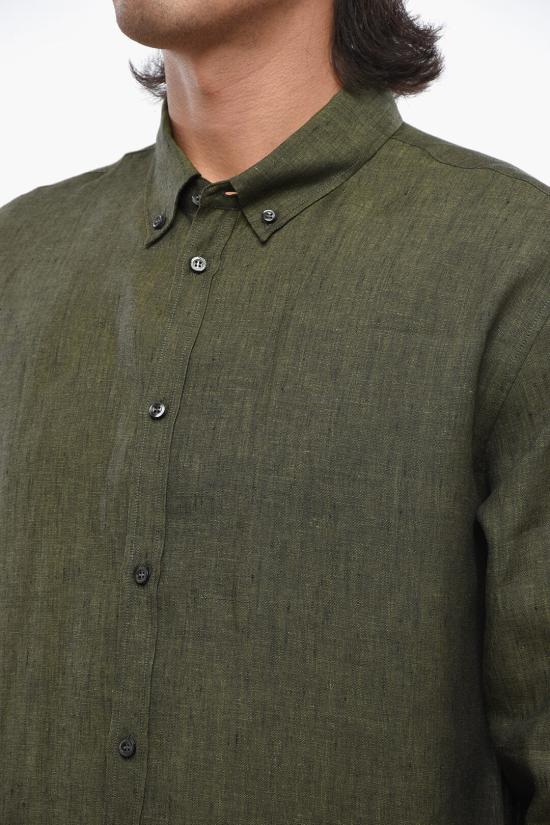  디스퀘어드2 긴팔 셔츠 S74DM0395 S52588 727 Military Green - DSQUARED2