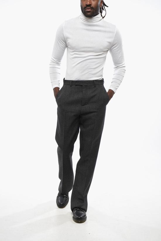  디올 스트레이트 팬츠 443C131A6278 830 Gray - DIOR