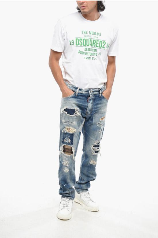  디스퀘어드2 데님 팬츠 S71LB1503 S30309 470 Blue - DSQUARED2