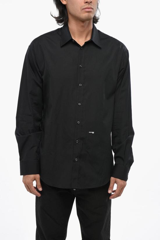  디스퀘어드2 긴팔 셔츠 S74DM0660 S36275 900 Black