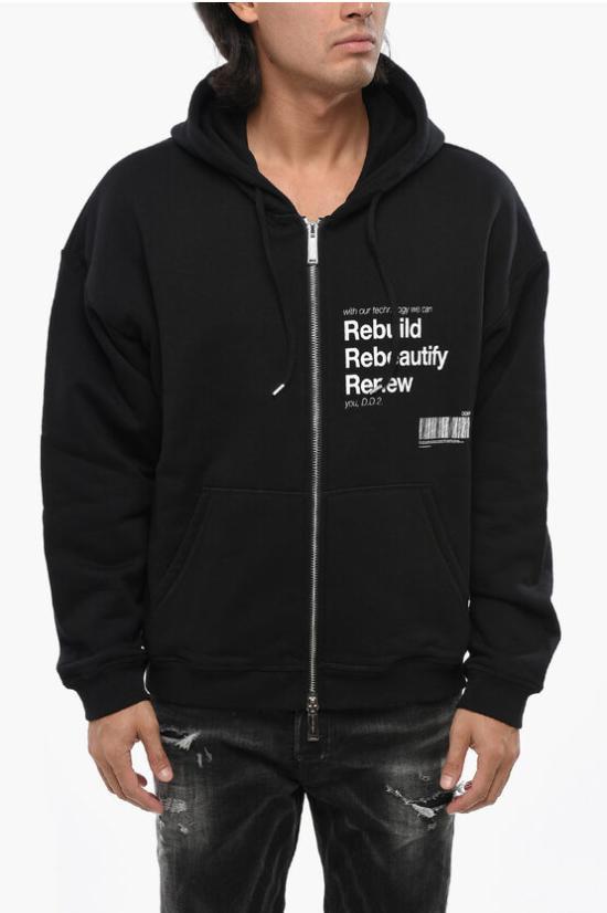  디스퀘어드2 긴팔 티셔츠 S71HG0142 S25516 900 Black