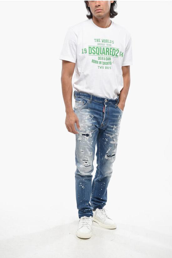  디스퀘어드2 데님 팬츠 S71LB1463 S30342 470 Blue - DSQUARED2