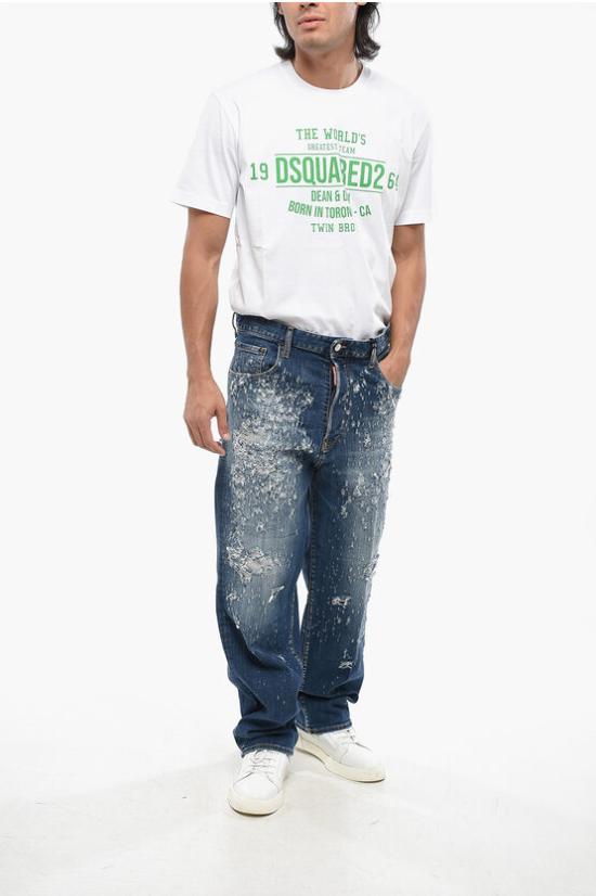  디스퀘어드2 데님 팬츠 S71LB1457 S30664 470 Blue - DSQUARED2