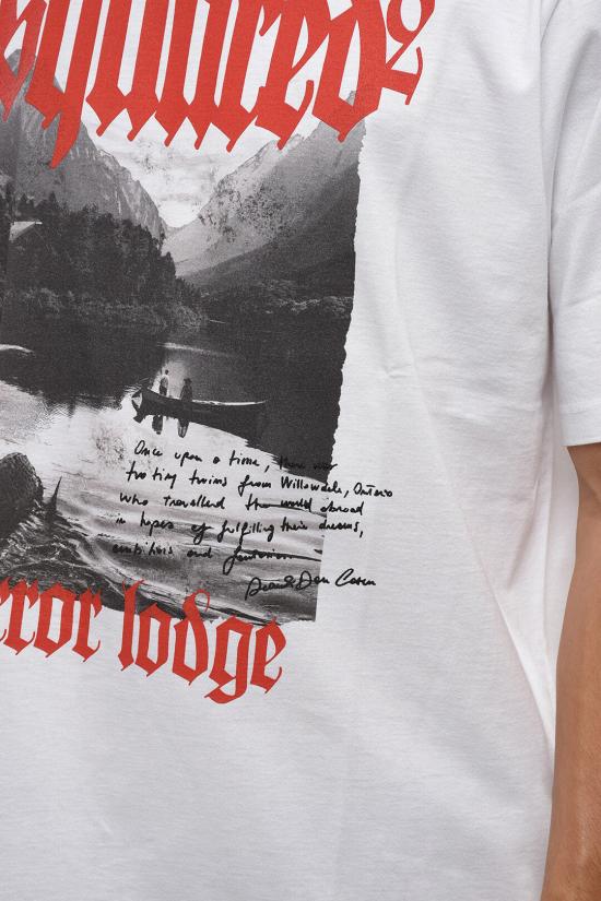  디스퀘어드2 반팔 티셔츠 S74GD1310 S23009 100 White - DSQUARED2