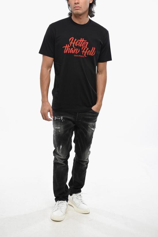  디스퀘어드2 반팔 티셔츠 S74GD1323 D20020 900 Black - DSQUARED2