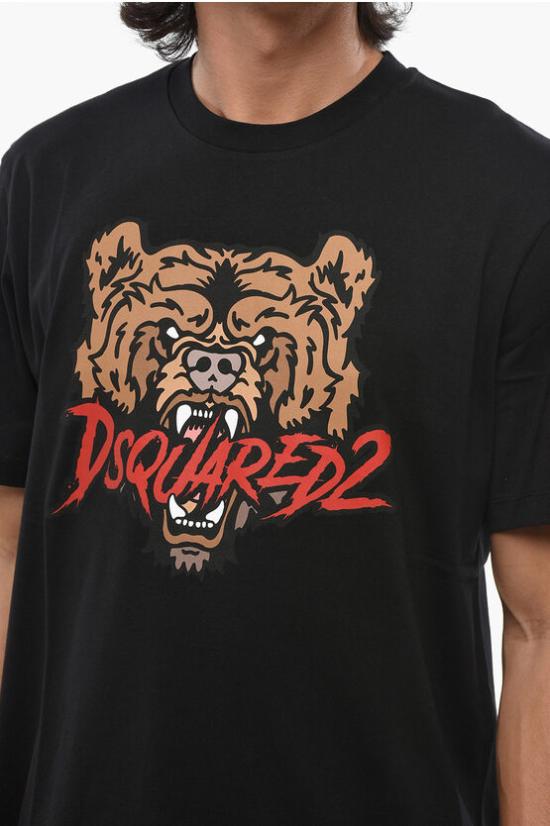  디스퀘어드2 반팔 티셔츠 S74GD1316 D20014 900 Black - DSQUARED2