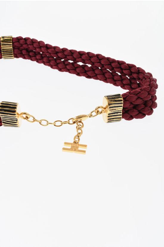  엘리자베타프랜치 슬림 벨트 CT49D87 R24 Burgundy - ELISABETTA FRANCHI