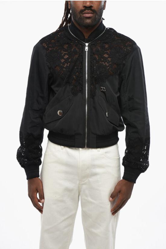  돌체앤가바나 봄버 자켓 G9XM7Z FUM6X N0000 Black