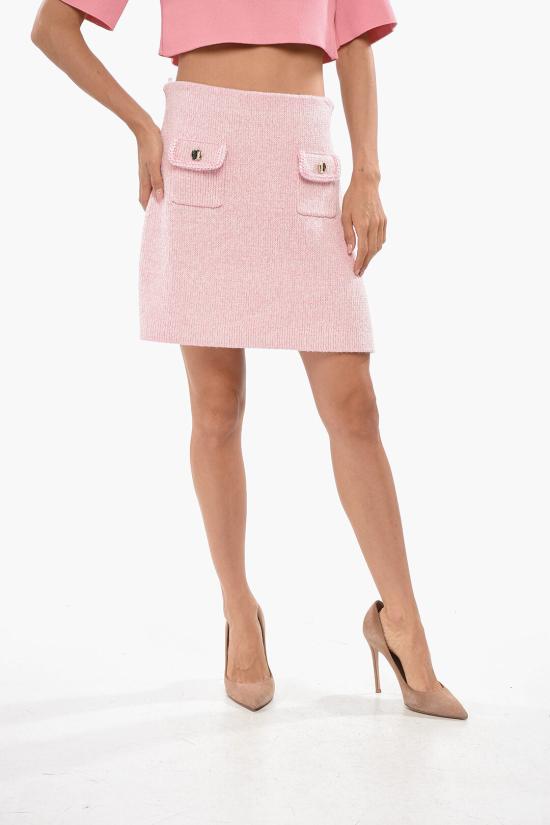  셀프 포트레이트 숏 스커트 AW24 170SK P PINK
