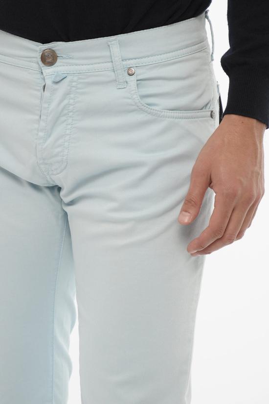  꼬르넬리아니 스트레이트 팬츠 734JQ3 3120149 009 Light blue - CORNELIANI
