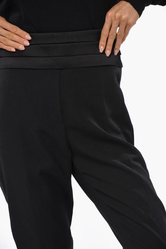  발망 스트레이트 팬츠 YF1PN115MB020PA Black - BALMAIN