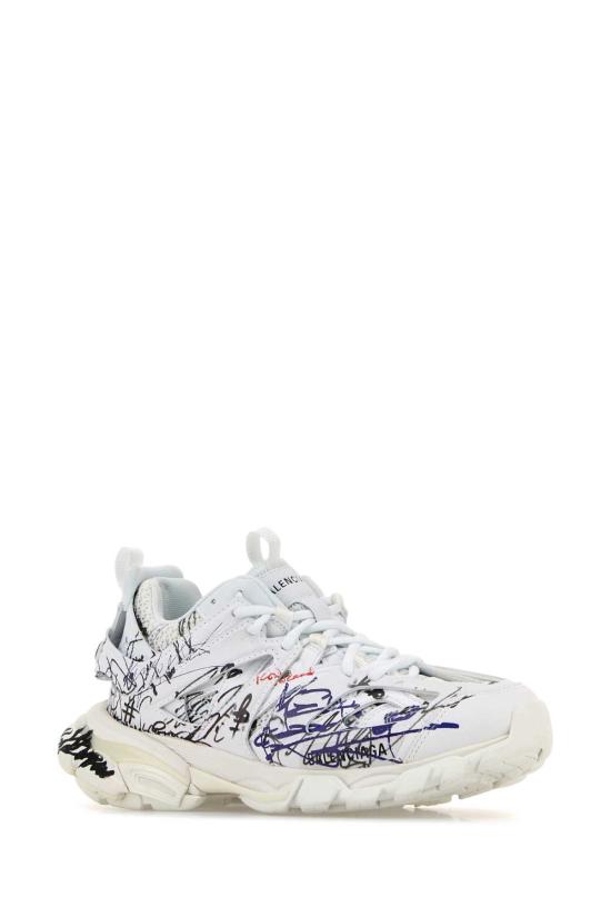 25FW 발렌시아가 메쉬 러버 트랙 스니커즈 542436WTKAU 9146 White - BALENCIAGA