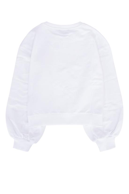  [키즈] 모스키노 트레이닝 상의 HDF058LDA00 10101 BIANCO - MOSCHINO