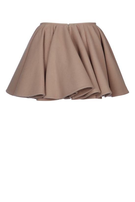 25SS 알라이아 숏 스커트 AA9J2302W027A 143 CAMEL - ALAIA