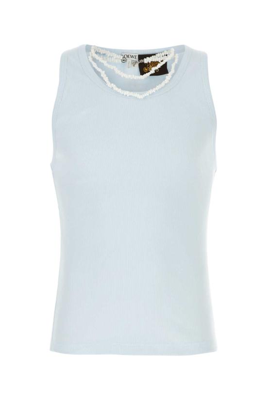  로에베 민소매 티셔츠 H616Y23J03 LIGHTBLUE Light Blue