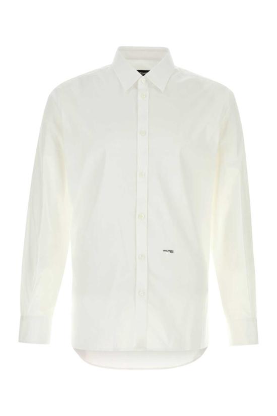 25FW 디스퀘어드2 긴팔 셔츠 S74DM0659S44131 100 White