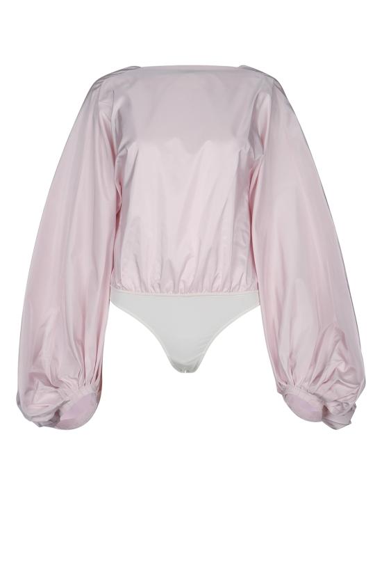 25SS 알라이아 바디수트 티셔츠 AA9H1162W039A 416 ROSEPALE