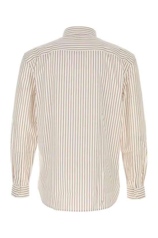 25SS 생로랑 긴팔 셔츠 823194Y6E77 9260 Stripped - SAINT LAURENT