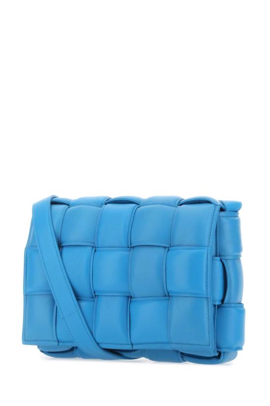  보테가베네타 패딩 레더 카세트백 591970VCQR1 4619 Light Blue - BOTTEGA VENETA