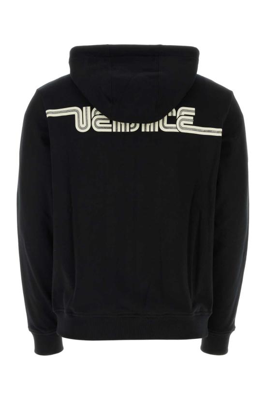24FW 베르사체 후드 티셔츠 10162811A11444 1B000 Black - VERSACE