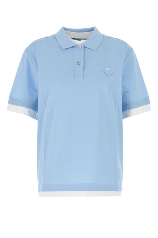 25FW 프라다 반팔 티셔츠 39586SOOO1736 F0012 Light Blue