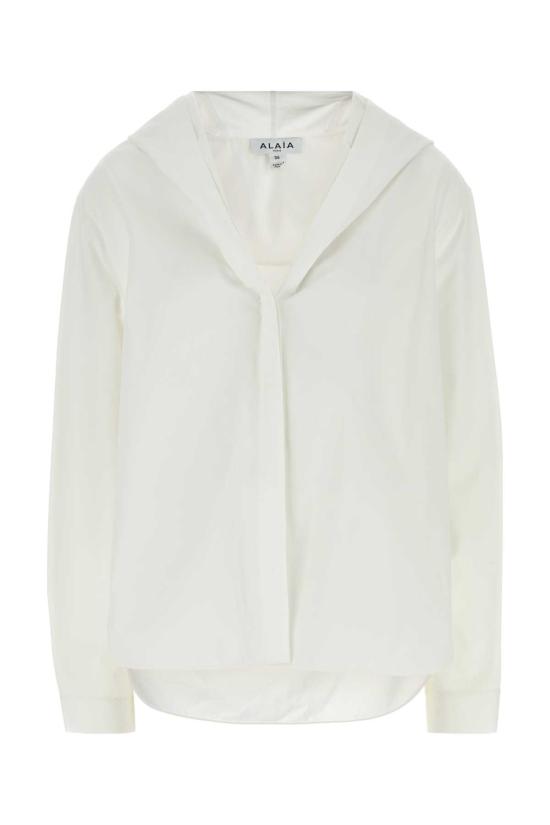 25SS 알라이아 셔츠 AA9C0969T611A 000 White