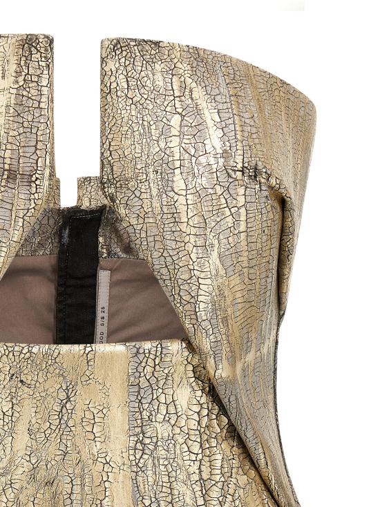 25SS 릭 오웬스 이브닝 티셔츠 RP01E7130SGMC02 Gold - RICK OWENS