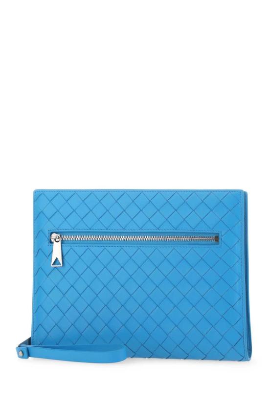  보테가베네타 스몰 인트레치아토 도큐먼트 케이스 693675V2E41 4617 Light Blue - BOTTEGA VENETA
