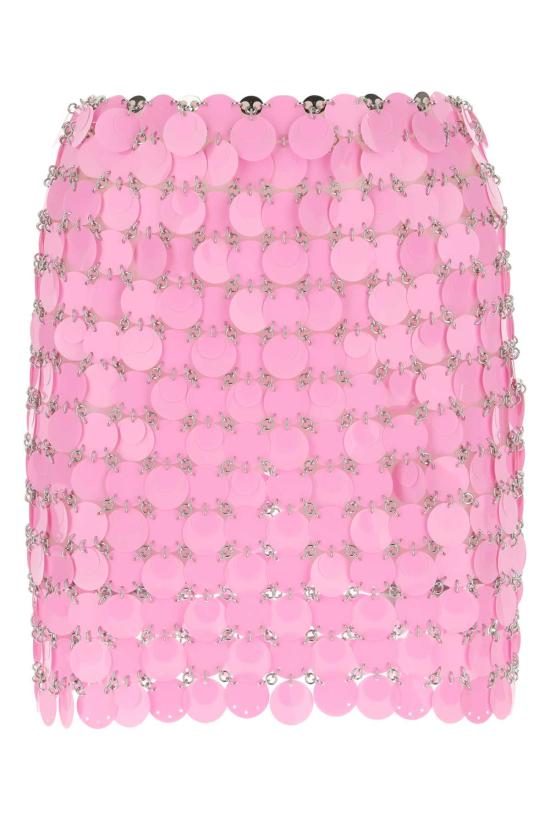  파코라반 숏 스커트 22AIJU263PS0131 P652 Pink