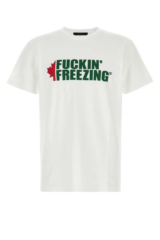 25FW 디스퀘어드2 반팔 티셔츠 S74GD1450D20020 100 White