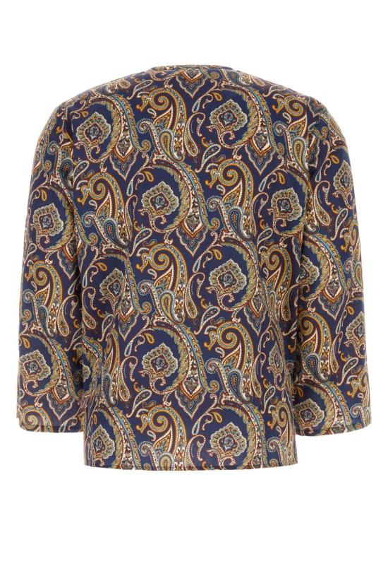  판타몰레 스웨터 COCASTIMCH BLU Printed - PANTAMOLLE