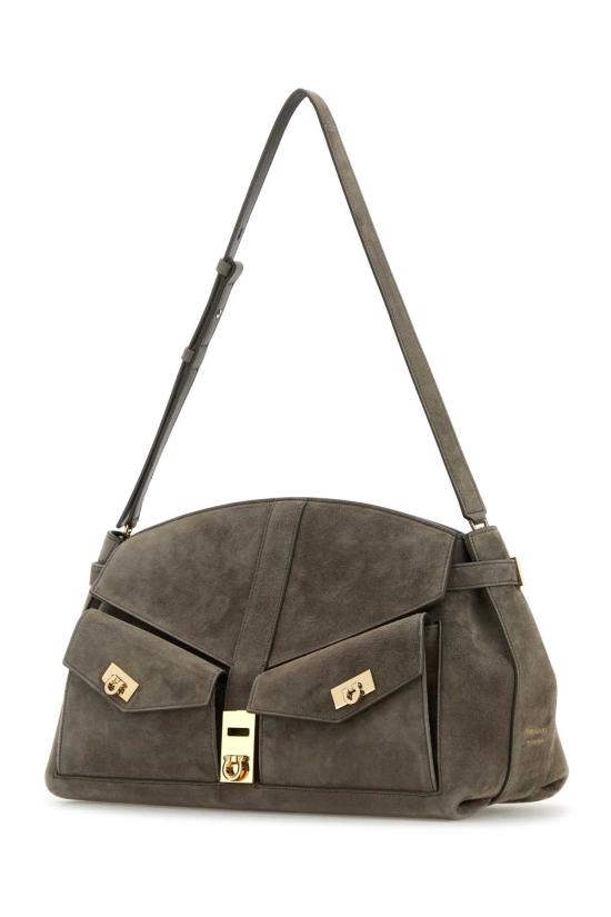 25SS 살바토레 페라가모 토트백 219983784188 CONCRETE Grey - SALVATORE FERRAGAMO