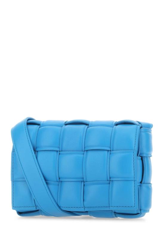  보테가베네타 스몰 패딩 레더 카세트백 717506VCQR1 4619 Light Blue - BOTTEGA VENETA