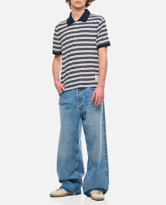  톰브라운 폴로 티셔츠 MJP191AJ0120415 Blue - THOM BROWNE