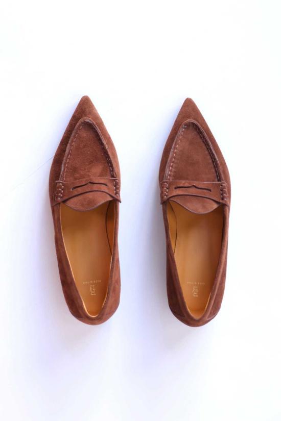  알13 로퍼 R13 포인티드 토  브라운 스웨이드 - R13