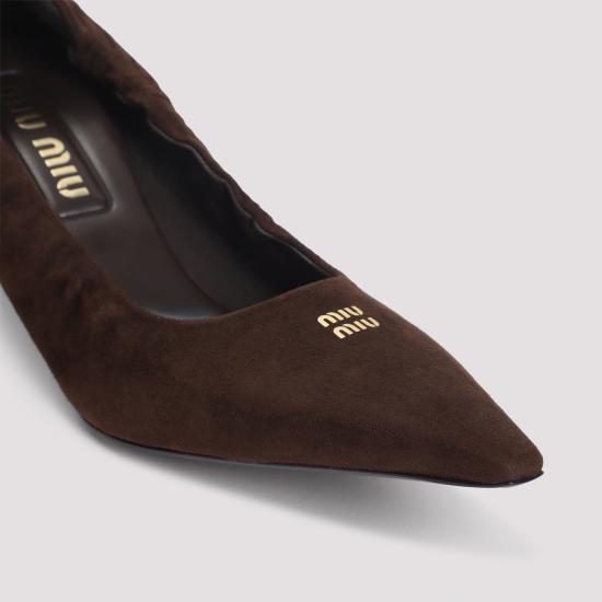 25FW 미우미우 힐/펌프스 5I374EFD055008 F0003 Brown - MIU MIU