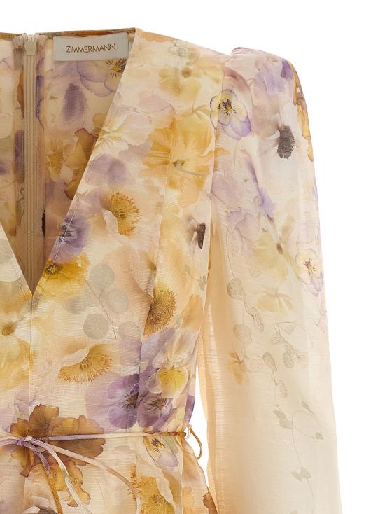 25FW 짐머만 숏 원피스 4693DF252PSFL Multicolor - ZIMMERMANN