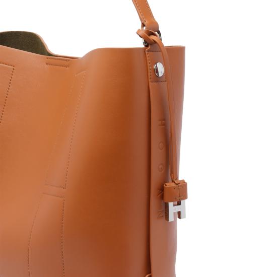 25FW 호간 숄더백 KBW01RS0300 TZPS003 Brown - HOGAN