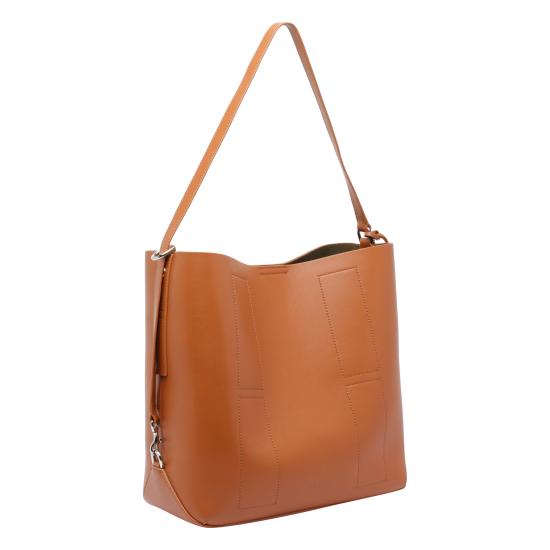 25FW 호간 숄더백 KBW01RS0300 TZPS003 Brown - HOGAN