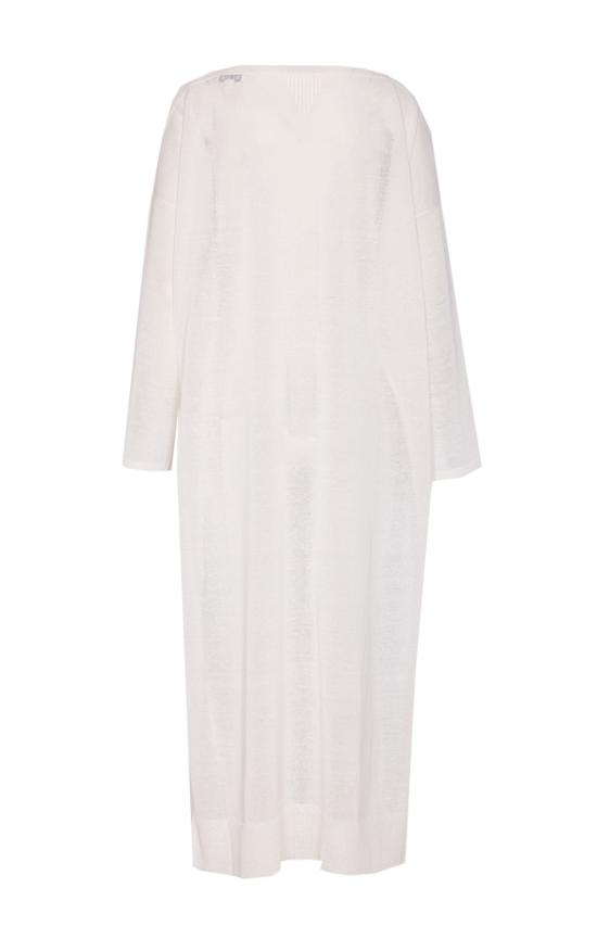 25FW 알라이아 미디 원피스 AA9R2712K090B 000 White - ALAIA