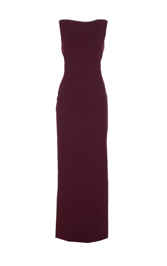 25FW 솔러스런던 미디 원피스 OS45002 RAISIN Red