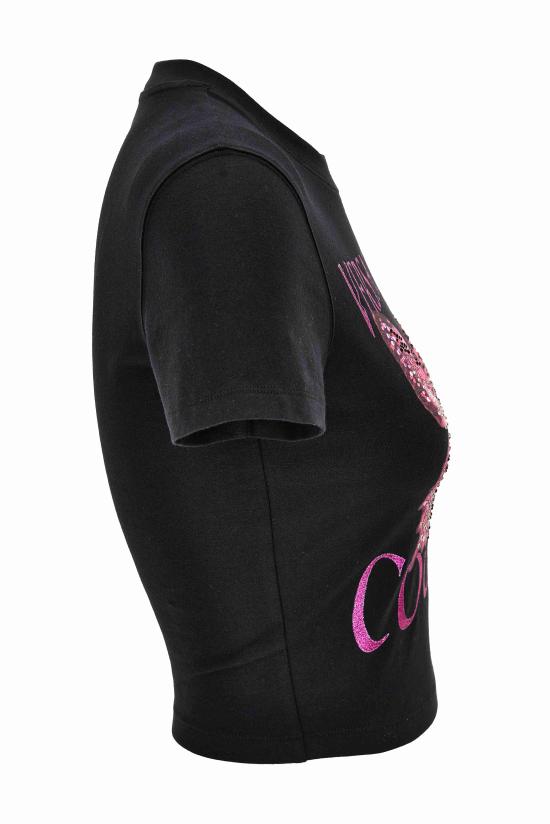 25FW 베르사체 반팔 티셔츠 79HAHB01 CJB01899 Black - VERSACE