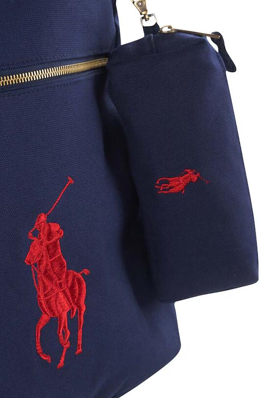 25FW [키즈] 랄프 로렌 백팩 RL9AR071 BCV Blue - RALPH LAUREN