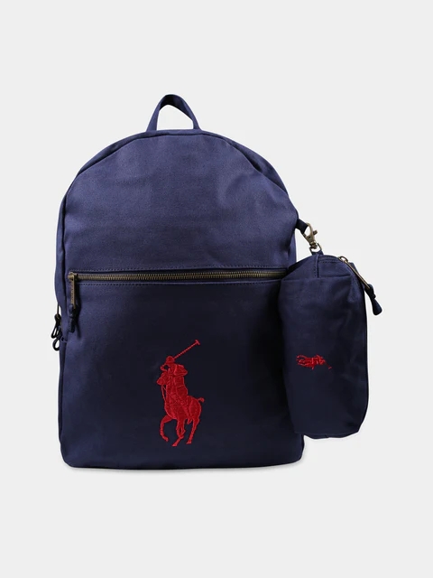 25FW [키즈] 랄프 로렌 백팩 RL9AR071 BCV Blue