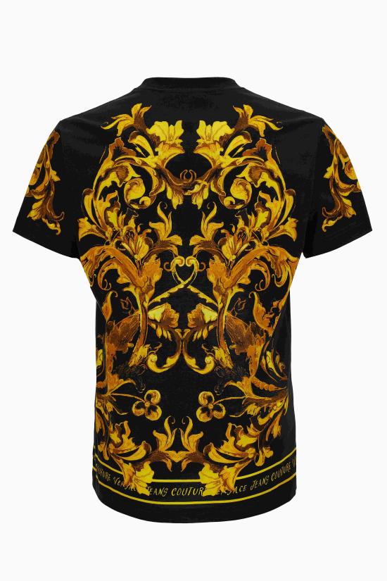 25FW 베르사체 반팔 티셔츠 79GAH6SB JS505G89 Black - VERSACE