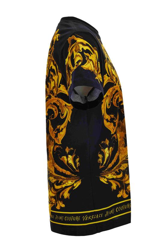 25FW 베르사체 반팔 티셔츠 79GAH6SB JS505G89 Black - VERSACE